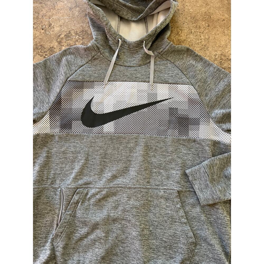 Nike Standard Fit Gray pull over style Hoodie, Size XL, Men's